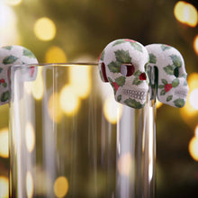 Load image into Gallery viewer, Christmas Sugar Skulls for Cocktails