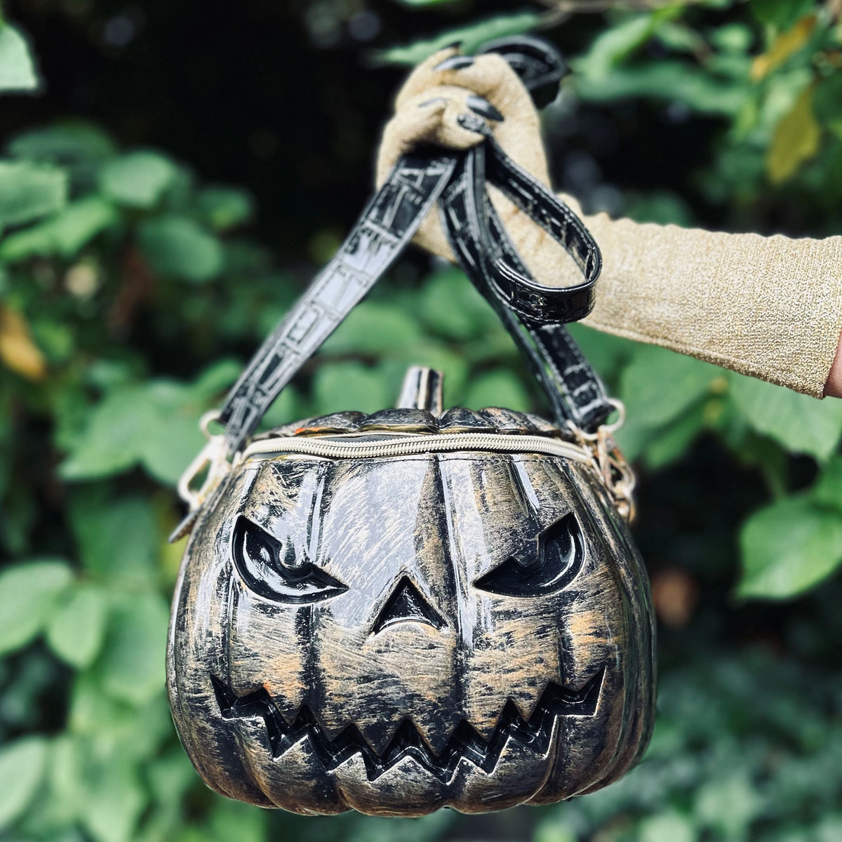 【COSMOSS】Wrinkle Pumpkin Leather Bag (White) Amazon.com: Halloween Pumpkin Cute Ghost Purse, Pu Leather