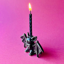 Load image into Gallery viewer, Ceramic Bat Birthday Candle Holder