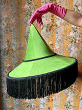 Load image into Gallery viewer, Velvet Witch Hat Lampshade