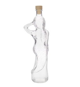 Mermaid Glass Bottle 500ml