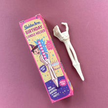 Load image into Gallery viewer, Skeleton Arm Birthday Candle Holder