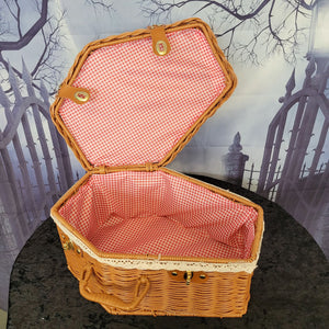 Coffin Picnic Basket- Damaged Discounted 93
