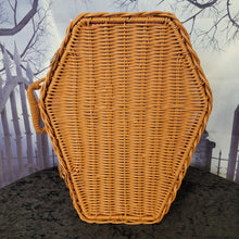 Load image into Gallery viewer, Coffin Picnic Basket- Damaged Discounted 95