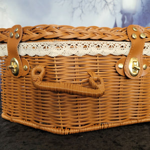 Coffin Picnic Basket- Damaged Discounted 95