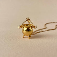 Load image into Gallery viewer, Cauldron Charm Gold or Enamel