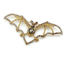 Load image into Gallery viewer, Crystal Bat Brooch
