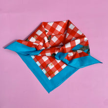 Load image into Gallery viewer, Flying Bats Gingham Scarf