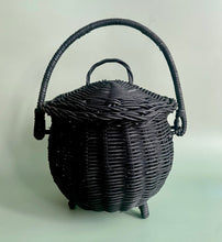 Load image into Gallery viewer, Cauldron Wicker Basket - PREORDER